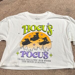 Disney Hocus Pocus White Crop Top
